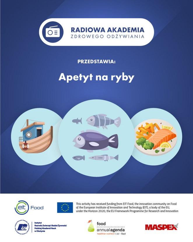 Grafika #0: APETYT NA RYBY w Radiowej Akademii Zdrowego Odżywiania