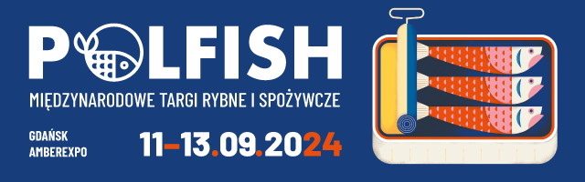 Grafika: POLFISH - Międzynarodowe Targi Ryb i Produktów Spożywczych, 11 -13 września 2024 roku